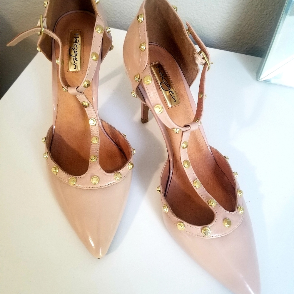 Halogen, tan, brand new heels